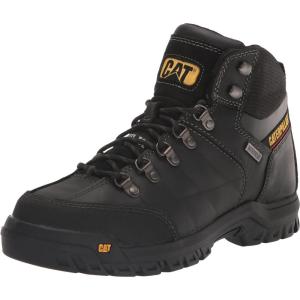 imageCAT Mens Threshold Waterproof Steel Toe Work BootBlack