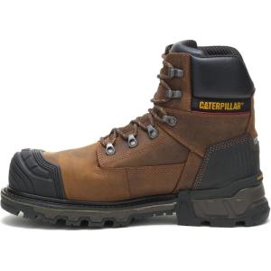 imageCat Footwear Mens Excavator XL 6quot Waterproof Composite Toe Work BootDark Brown