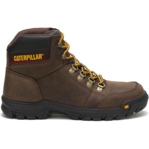 imageCat Footwear Mens Outline Soft Toe Work BootSeal Brown