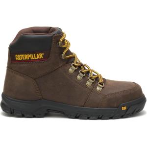 imageCat Footwear Mens Outline Steel Toe Work BootSeal Brown
