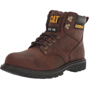imageCat Footwear Mens Second Shift Steel Toe Work BootDark Brown