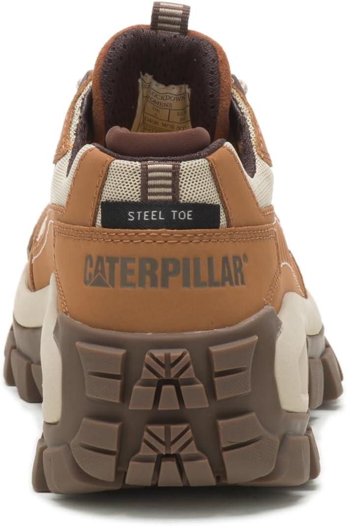 imageCAT Footwear Womens Invader Steel ToeWork ShoeBrown SugarTan