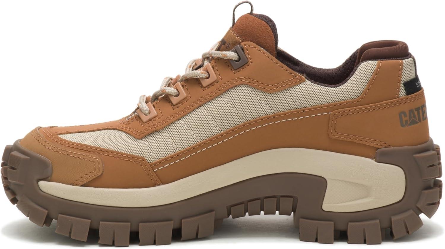 imageCAT Footwear Womens Invader Steel ToeWork ShoeBrown SugarTan