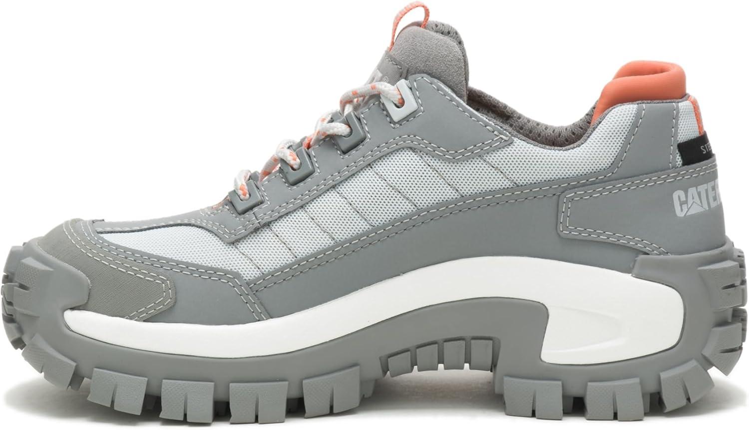 imageCAT Footwear Womens Invader Steel ToeWork ShoeWomens Wild DoveGlacier Grey