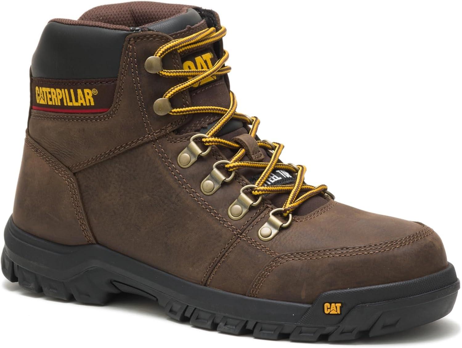 imageCat Footwear Mens Outline ST Work BootSeal Brown