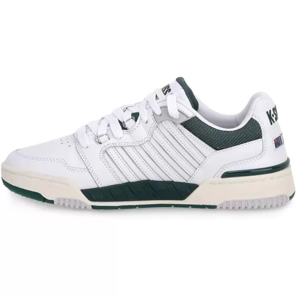 Brilliant White/Posy Green