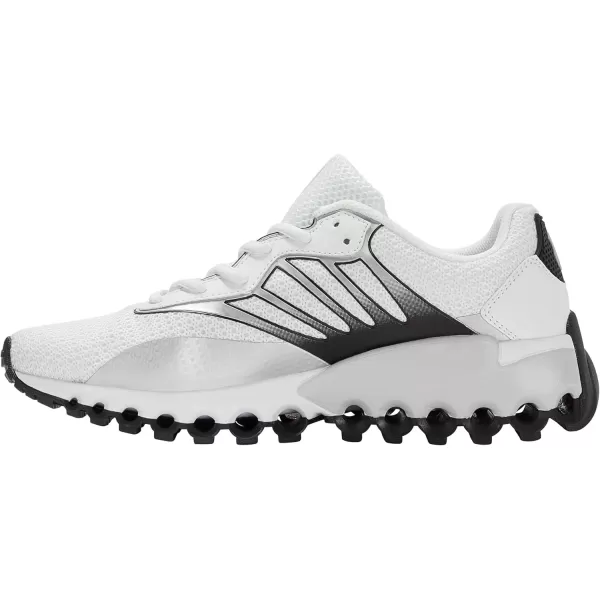 imageKSwiss Mens Tubes Sport Training ShoeWhiteBlackSilver