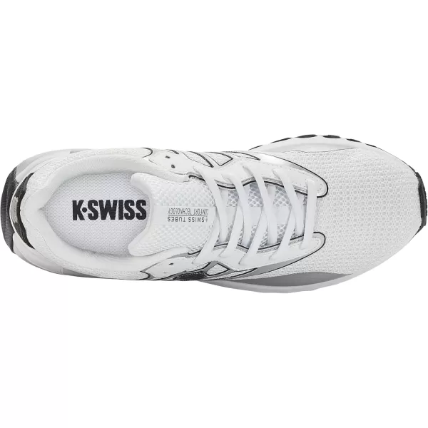 imageKSwiss Mens Tubes Sport Training ShoeWhiteBlackSilver