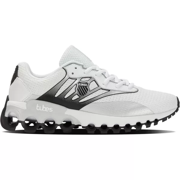 imageKSwiss Mens Tubes Sport Training ShoeWhiteBlackSilver