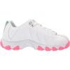 imageKSwiss Womens ST329 CMF SneakerWhiteFluo PinkBlue TurquoiseGel