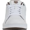 imageKSwiss Mens Base Court SneakerWhiteToasted CoconutChocolate Brown