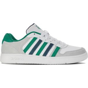 imageKSwiss Mens Court Palisades SneakerWhite Pepper Green Indian Teal