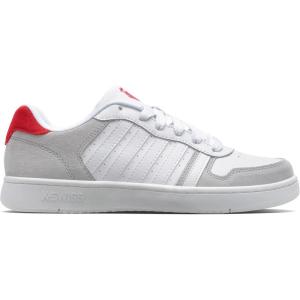 imageKSwiss Mens Court Palisades SneakerWhiteGrayRed