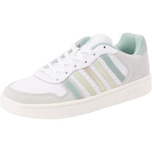imageKSwiss Womens Court Palisades SneakerWhiteCanary GreenFrosty GreenChampagne Gold