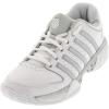 imageKSwiss Hypercourt Express Leather Womens Tennis Shoe WhiteSilverGlacier GreyWhiteSilverGlacier Gray