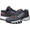 imageKSwiss Mens Bigshot Light 4 Tennis ShoeAsphaltWhiteSpicy Orange