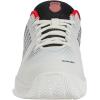 imageKSwiss Mens Hypercourt Express 2 Tennis ShoeBright WhiteStretch LimoHigh Risk Red