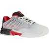 imageKSwiss Mens Hypercourt Express 2 Tennis ShoeBright WhiteStretch LimoHigh Risk Red