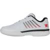 imageKSwiss Mens Hypercourt Express 2 Tennis ShoeWhiteBlackMars Red