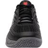 imageKSwiss Mens Hypercourt Supreme 2 Tennis ShoeBlackSteel GrayFirey Red