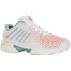 imageKSwiss Womens Hypercourt Express 2 HB  Clay Court Tennis ShoeBlanc De BlancNile BlueDesert Flower