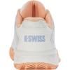 imageKSwiss Womens Hypercourt Express 2 HB  Clay Court Tennis ShoeStar WhitePeach FuzzHeather