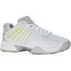 imageKSwiss Womens Hypercourt Express 2 HB  Clay Court Tennis ShoeWhiteGray VioletLime Green