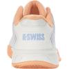 imageKSwiss Womens Hypercourt Express 2 Tennis ShoeStar WhitePeach FuzzHeather