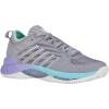 imageKSwiss Womens Hypercourt Supreme 2 Tennis ShoeLilac GrayNimbus CloudNeon Purple