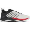imageKSwiss Mens Hypercourt Supreme 2 Tennis ShoeBright WhiteStretch LimoHigh Risk Red