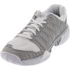 imageKSwiss Womens Hypercourt Express Tennis Shoe WhieHighrise GreyWhiteSilver