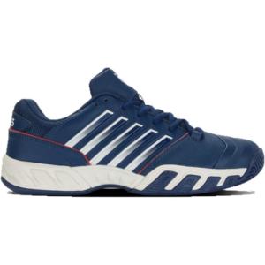 imageKSwiss Mens Bigshot Light 4 Tennis ShoeBlue OpalBlanc De BlancLollipop