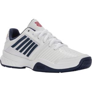 imageKSwiss Mens Court Express Tennis ShoeWhiteBlue OpalLollipop
