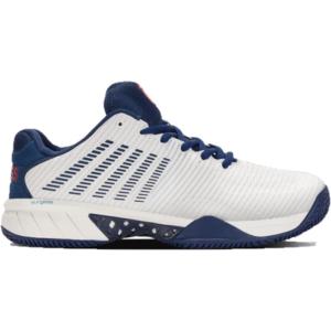 imageKSwiss Mens Hypercourt Express 2 HB  Clay Court Tennis ShoeBlanc De BlancBlue OpalLollipop