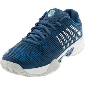 imageKSwiss Mens Hypercourt Express 2 HB  Clay Court Tennis ShoeIndian TealStar WhiteMoonstruck