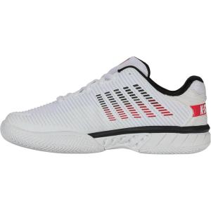 imageKSwiss Mens Hypercourt Express 2 Tennis ShoeWhiteBlackMars Red