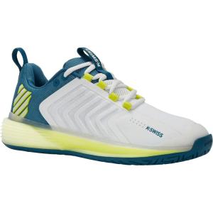 imageKSwiss Mens Ultrashot 3 Tennis ShoeBrilliant WhiteCelestialEvening Primrose