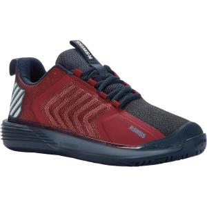 imageKSwiss Mens Ultrashot 3 Tennis ShoeLollipopBlue OpalBlanc De Blanc