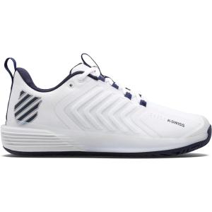 imageKSwiss Mens Ultrashot 3 Tennis ShoeWhitePeacoatSilver