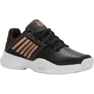 imageKSwiss Womens Court Express Tennis ShoeBlackWhiteRosegold