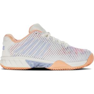 imageKSwiss Womens Hypercourt Express 2 HB  Clay Court Tennis ShoeStar WhitePeach FuzzHeather