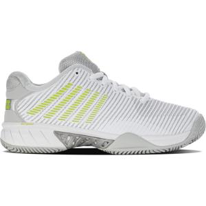 imageKSwiss Womens Hypercourt Express 2 HB  Clay Court Tennis ShoeWhiteGray VioletLime Green