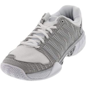 imageKSwiss Womens Hypercourt Express Tennis Shoe WhieHighrise GreyWhiteSilver