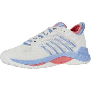 imageKSwiss Womens Hypercourt Supreme 2 Tennis ShoeBright WhiteOpen AirStrawberry Ice