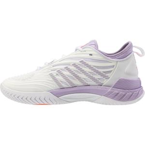 imageKSwiss Womens Hypercourt Supreme 2 Tennis ShoeWhiteOrchid PetalNeon Blaze