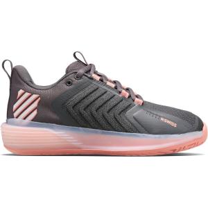 imageKSwiss Womens Ultrashot 3 Tennis ShoeAsphaltPeach AmberWhite