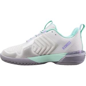 imageKSwiss Womens Ultrashot 3 Tennis ShoeNimbus CloudLilac GrayNeon Purple