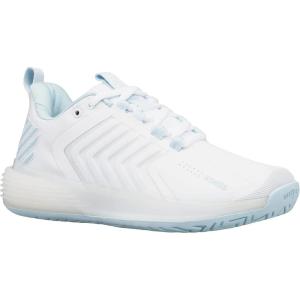 imageKSwiss Womens Ultrashot 3 Tennis ShoeWhiteBlue Glow