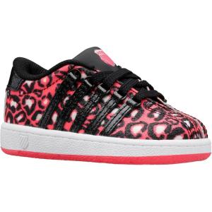 imageKSwiss Kids Clasic VN SneakerFluo PinkLeopardBlack Patent