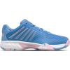 imageKSwiss Kids Hypercourt Express 2 Tennis ShoeSilver Lake BlueWhiteOrchid Pink